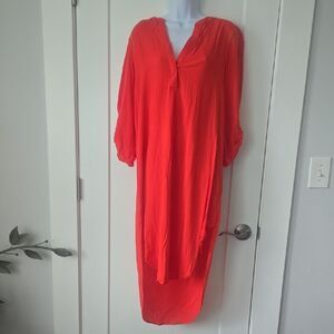 Cupio Women's Dress in Vibrant Red